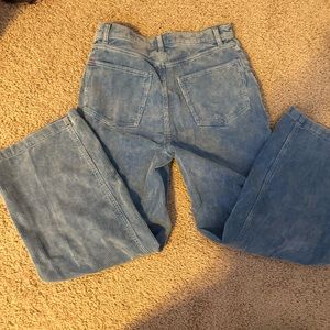 Urban outfitters blue ribbed jeans